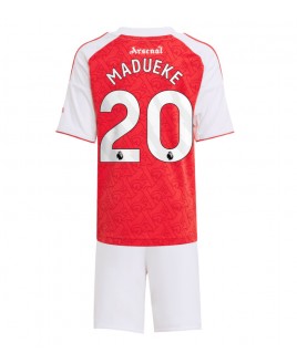 Günstige Arsenal Noni Madueke #20 Heimtrikotsatz Kinder 2025-26 Kurzarm (+ Kurze Hosen)